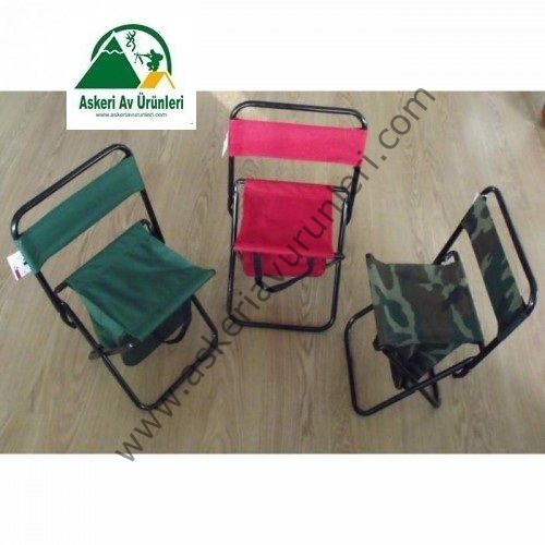 Portatif Katlanır Çantalı Askeri Tabure