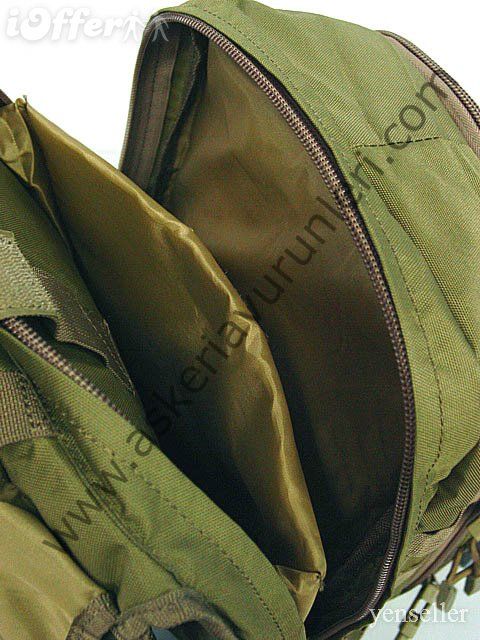 ARMY Tactical Molle Patrol Gear Assault Backpack Bag  Hardal Renk