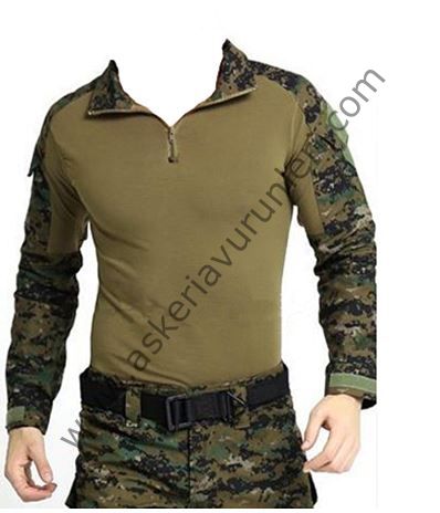 COMBAT OPERASYON TİŞÖRTÜ DİJİTAL WOODLAND