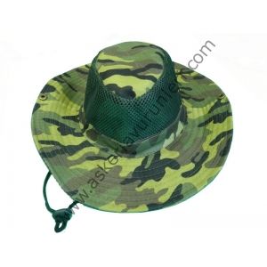 Kamuflaj Fileli Fotür Şapka