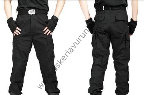 Amerikan Siyah Renk Taktikal Pantolon
