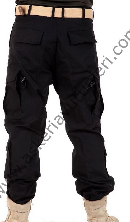Amerikan Siyah Renk Taktikal Pantolon