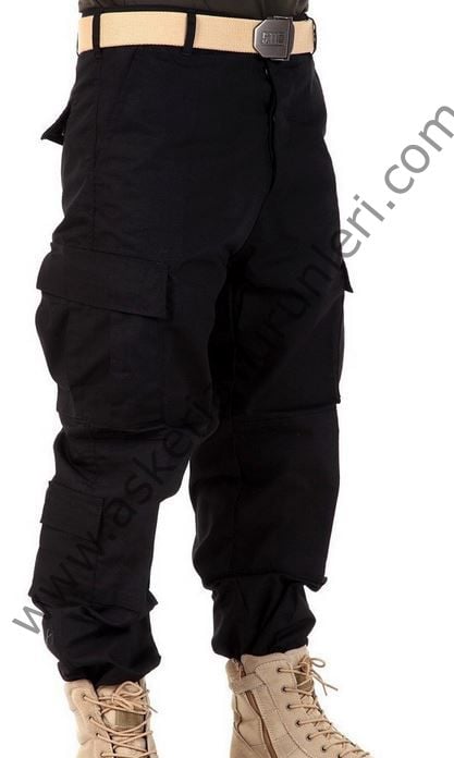 Amerikan Siyah Renk Taktikal Pantolon