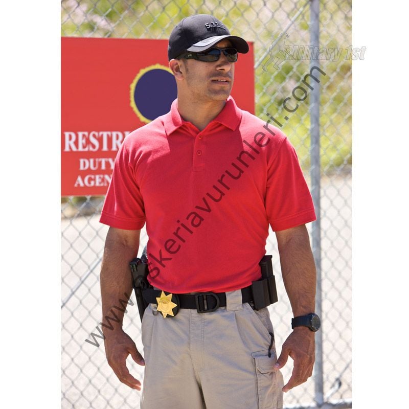5.11 PROFESSIONAL POLO T-SHIRT KIRMIZI