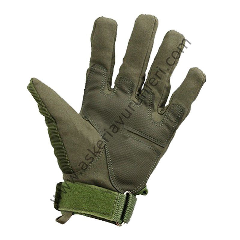 YEŞİL KORUMALI TACTİCAL ELDİVEN