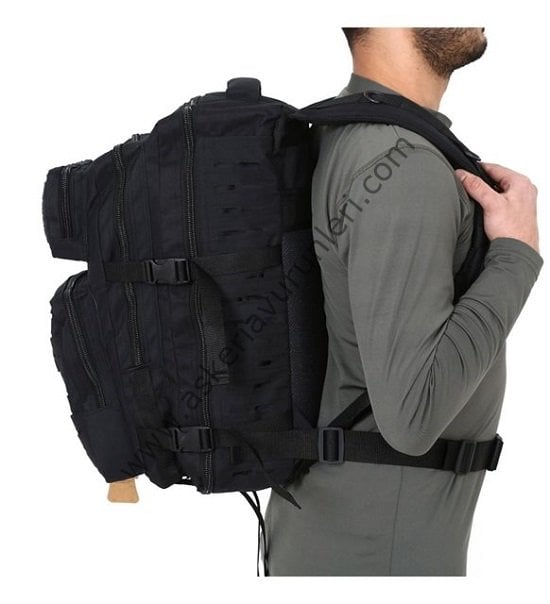 Siyah Renk Taktikal Sırt Çantası 55 Litre