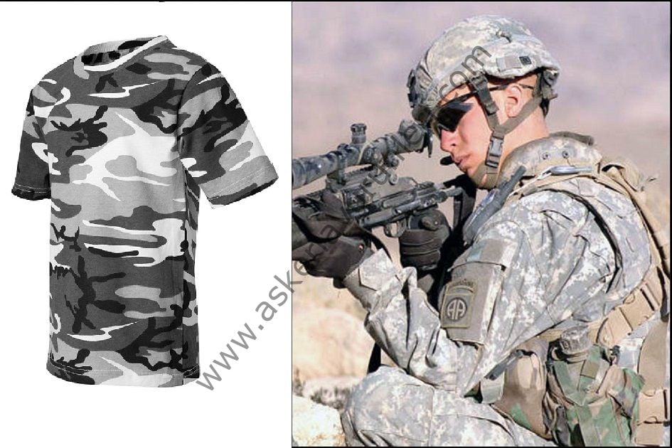 ARMY MICRO T-SHIRT URBAN CAMO