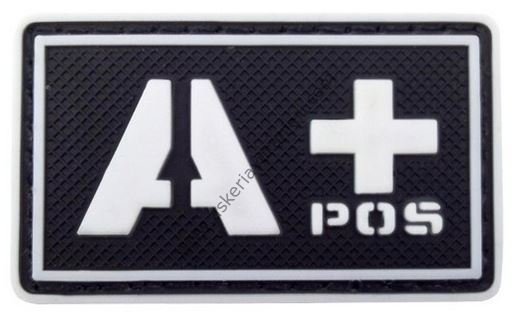 3D PVC TACTİCAL KAN GRUBU ARMA PATCH