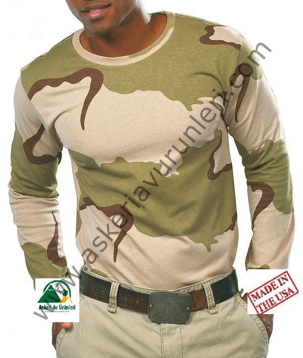 3 COLOR US ARMY DESERT CAMOUFLAGE T-SHİRT