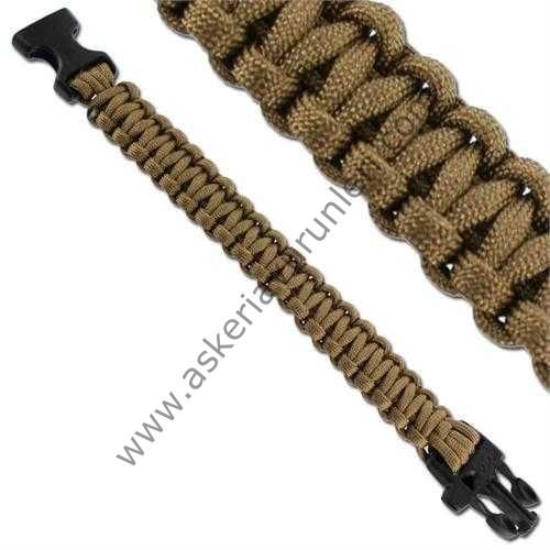 PARACORD SURVİVAL PARAŞÜT İPİ DÜDÜKLÜ BİLEKLİK