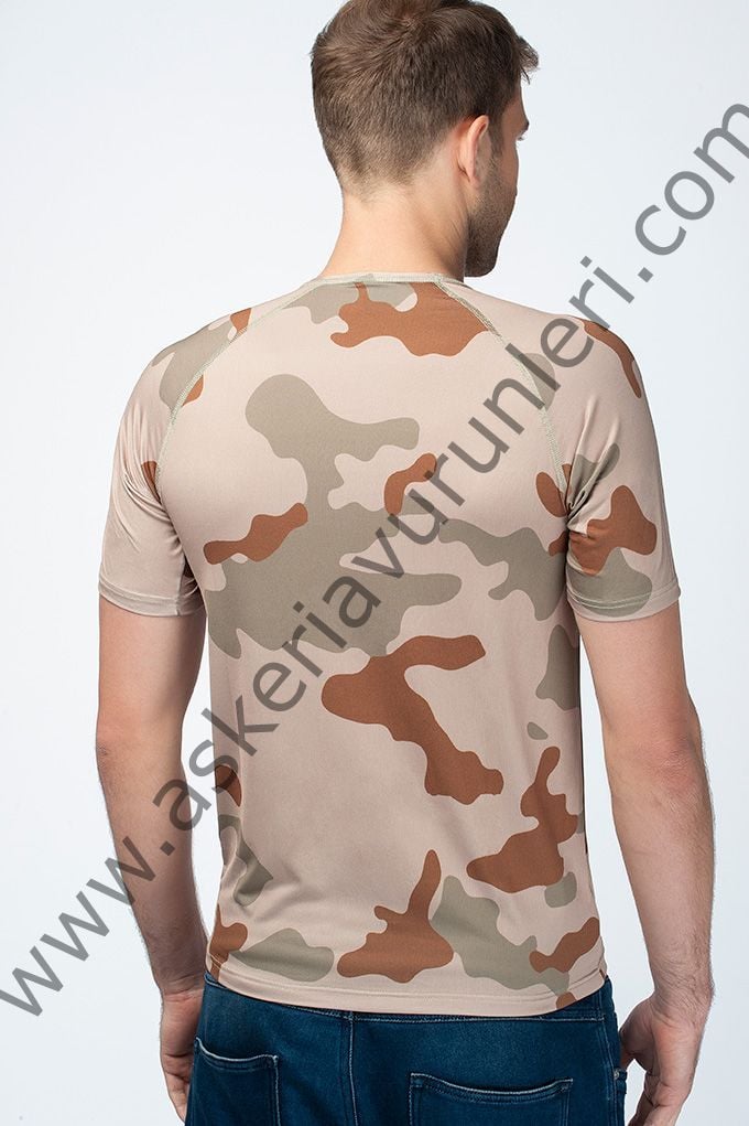 ARMY MICRO T-SHIRT DESERT ÇÖL CAMO