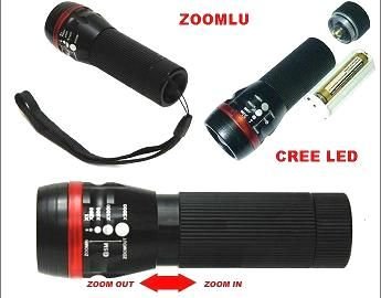 Zoomlu Kristal Led El Feneri