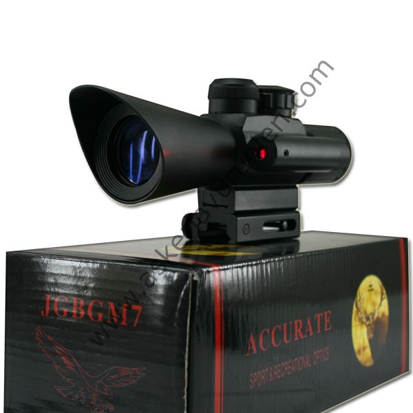 Tüfek Dürbünü 4x30 Nikula M7 Kırmızı Laser