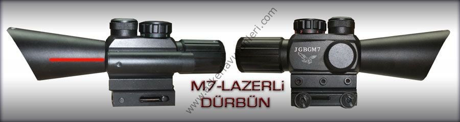 Tüfek Dürbünü 4x30 Nikula M7 Kırmızı Laser