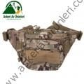 Military Tactical Bel Çantası Multi-Cam [ Hardal Kamuflajı ]
