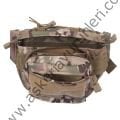 Military Tactical Bel Çantası Multi-Cam [ Hardal Kamuflajı ]