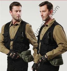 Military Tactical Bel Çantası Multi-Cam [ Hardal Kamuflajı ]