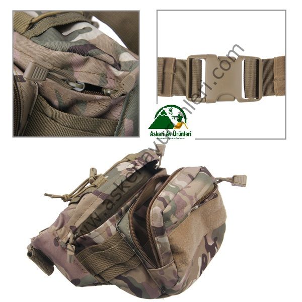 Military Tactical Bel Çantası  [ Acu Dijital Renk ]
