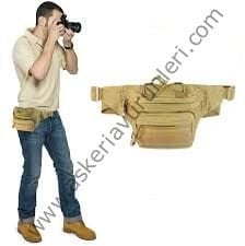 Military Tactical Bel Çantası  [ Hardal Renk ]