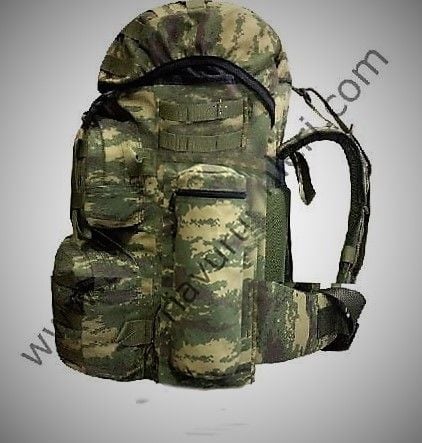 Military Combat Bag 60 + 10 Lt Nano Camo Sırt Çantası