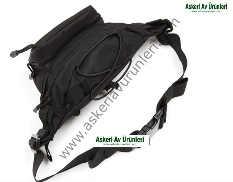 Military Tactical Bel Çantası  Siyah  Renk