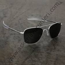 Amerikan Optical  Pilot Gözlüğü Polarized [ Mat Gümüş ]