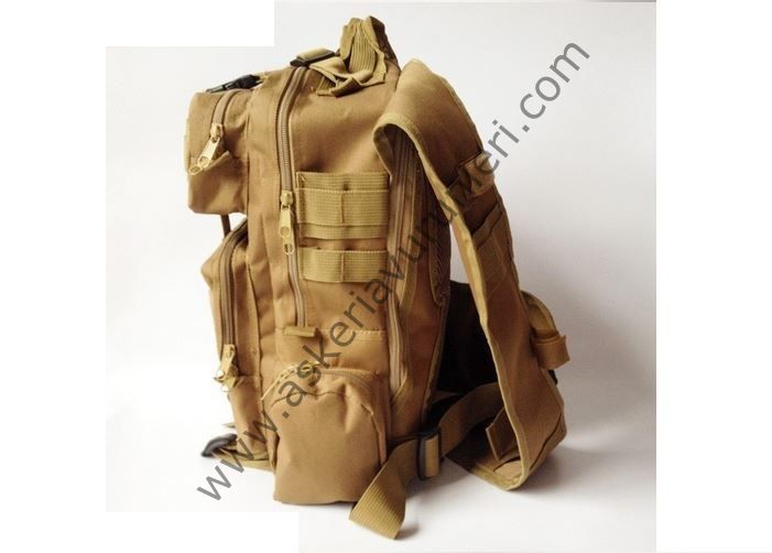 Outdoor Sports Military Tactical Single Shoulder Camping Bag Hardal Renk Çanta