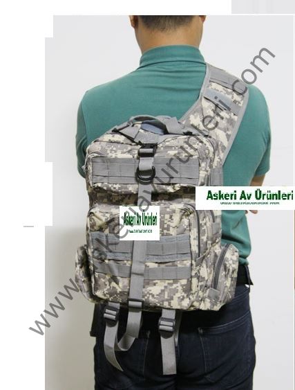 Outdoor Sports Military Tactical Single Shoulder Camping Bag Multi-Cam [ Hardal Kamuflajı ] Renk Çanta
