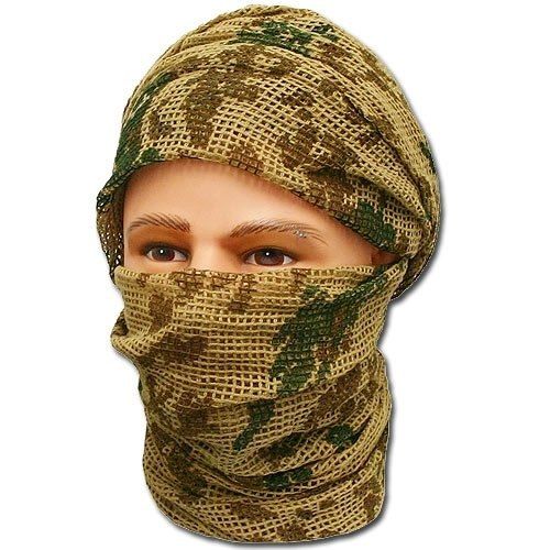 Commando Scarf  [ Fileli ] Desert Renk Çöl Dijital