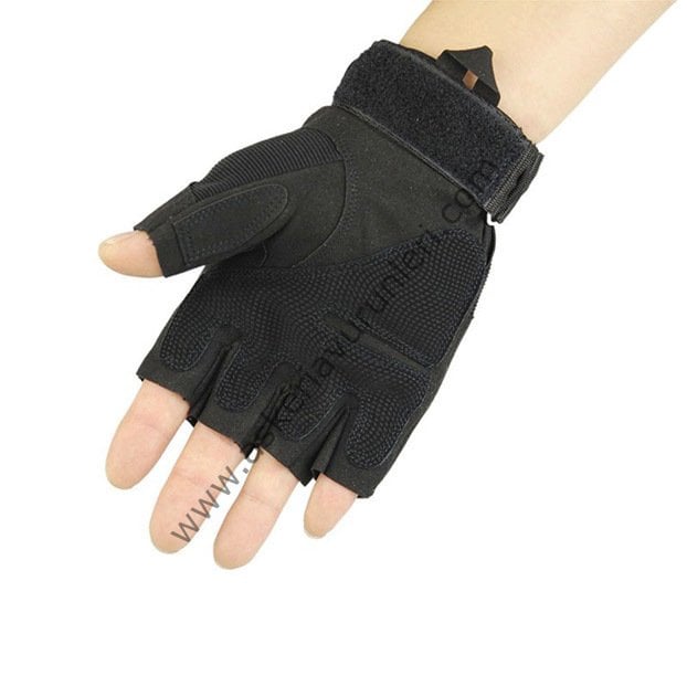 SİYAH KORUMALI TAKTİKAL KESİK ELDİVEN NEW MODEL