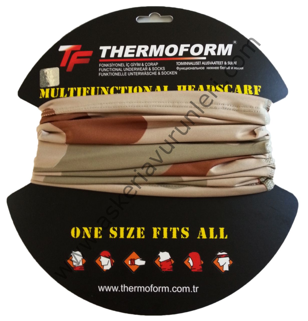 THERMOFORM BOYUNLUK ÇÖL KAMUFLAJI RENK