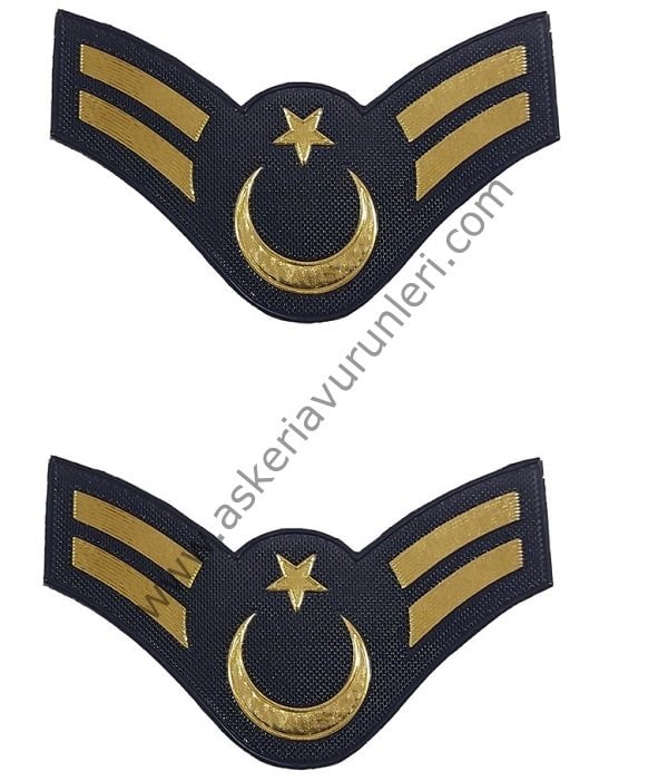 Yeni Jandarma Asayiş Astsubay Çavuş Plastik Rütbe (BİR ÇİFT CIRTLI)