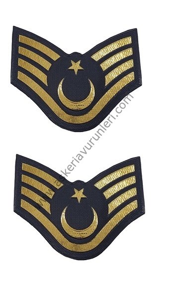 Yeni Jandarma Asayiş Astsubay Üstçavuş Plastik Rütbe (BİR ÇİFT CIRTLI)