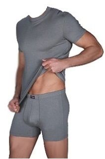 Thermoform Bamboo Short Gri Renkli