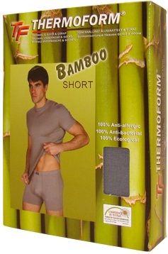 Thermoform Bamboo Short Gri Renkli