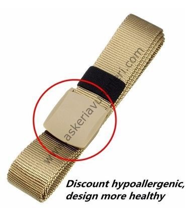 ÇÖL RENK PLASTİK TOKALI TAKTİKAL KEMER