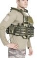FırtınaTaktikal Çelik Plaka Takılabilen TSK Kamuflaj Desenli Hucum Yeleği