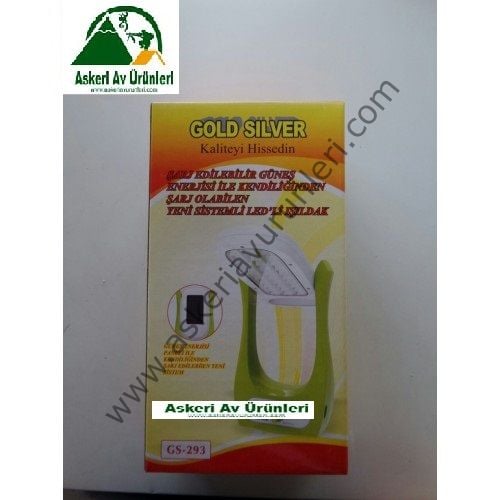 Gold Silver Güneş Enerjili Işıldak