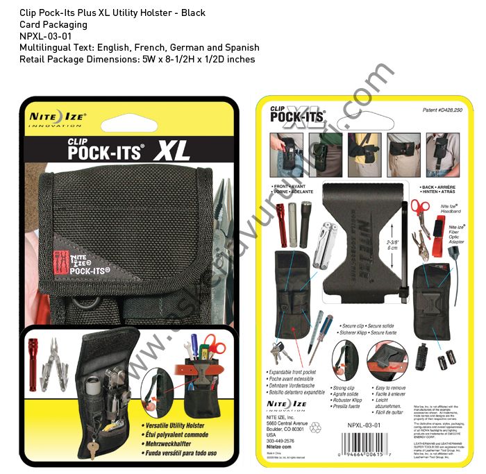 Nite-Ize Clip Pock-Its XL Holster