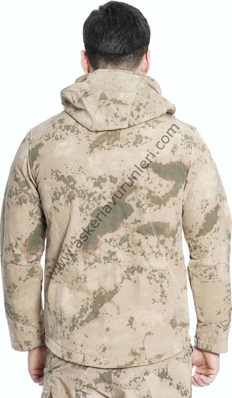 Taktikal Jandarma Kamuflaj Softshell Mont