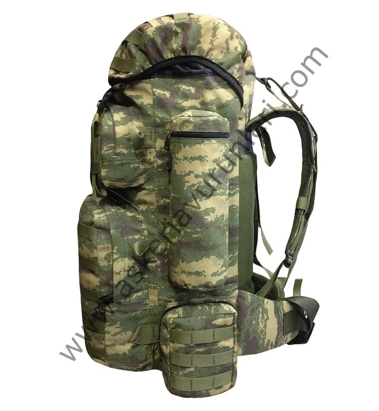 Military Combat Bag 90 + 10 Lt Nano Camo Sırt Çantası