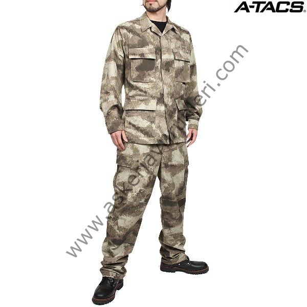 U.S. ARMY Amerikan Orjinal  A-TACS  Kamuflaj Takım Elbise