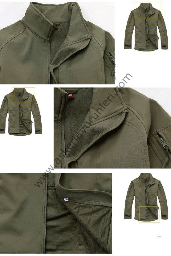 Shark Skin SoftShell Taktikal Su Geçirmez Mont V4
