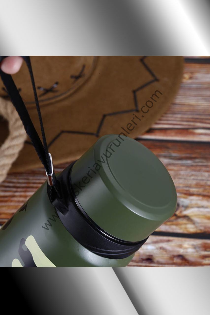 KAMUFLAJ ASKERİ TERMOS ISI YALITIMLI (ÖZEL SERİ) 750 ML