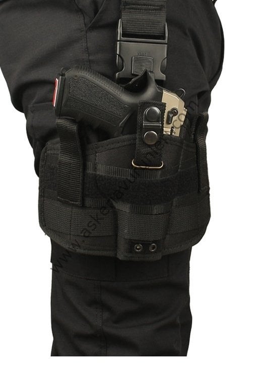 BACAK SİLAH KILIFI SİYAH RENK