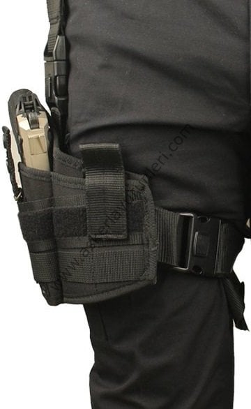 BACAK SİLAH KILIFI SİYAH RENK