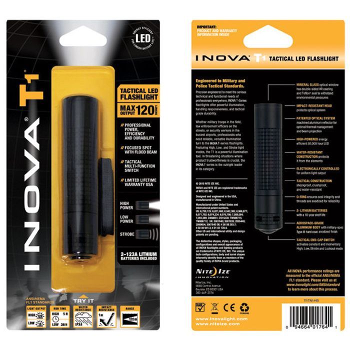 Inova Flashlights T1 Led Fener 120 Lümen