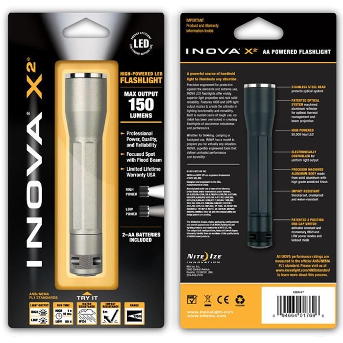 Inova Flashlights X2 Led Fener 150 Lümen