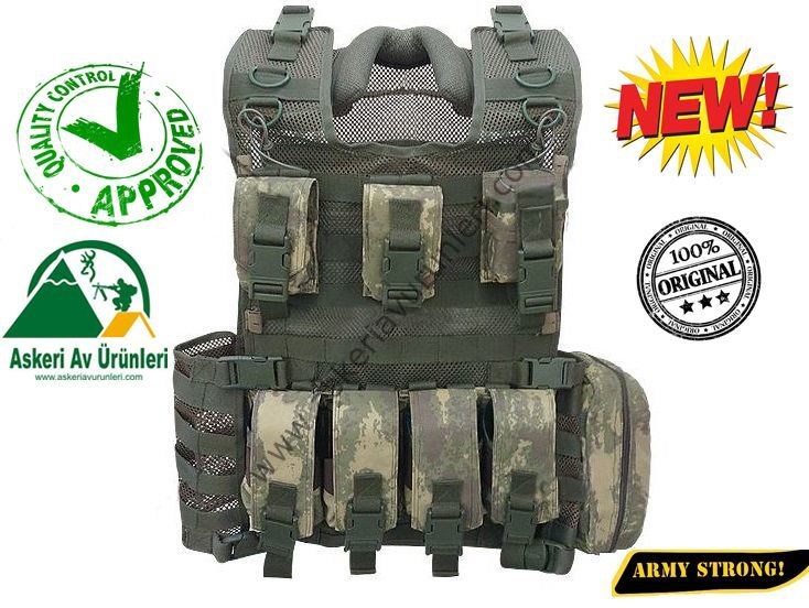 Çelik Plaka Takılabilen Askeri Hücum Yeleği