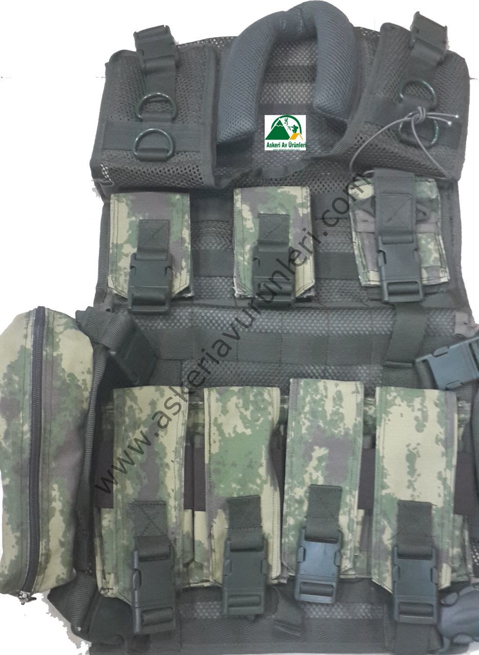 Çelik Plaka Takılabilen Askeri Hücum Yeleği